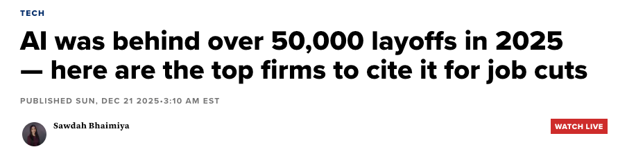 image of a headline from CNBC