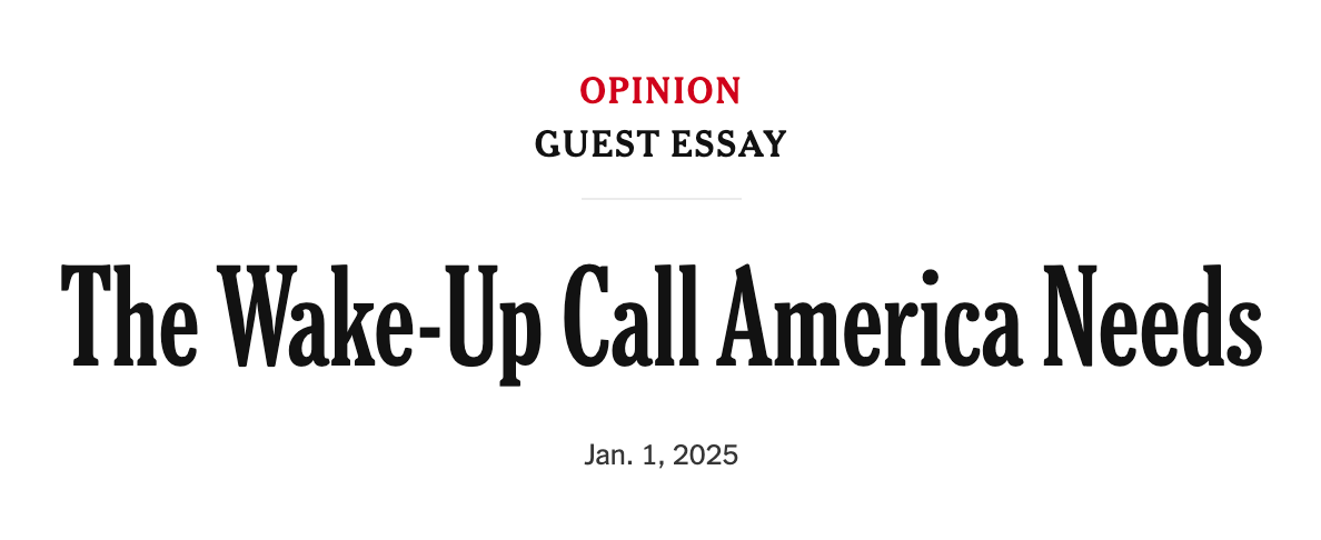 Dafuq is the Times up to now? Tom Suozzi op-ed